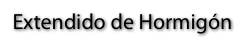 Extendido de Hormigón